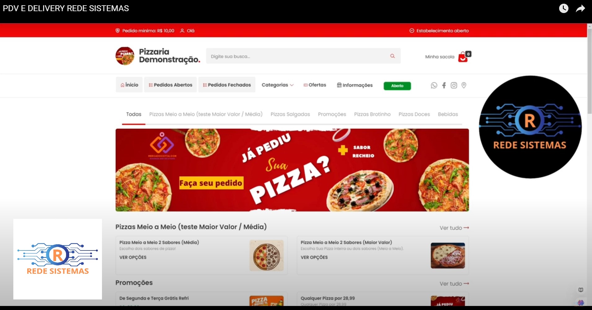 APLICATIVO DELIVERY COM PDV