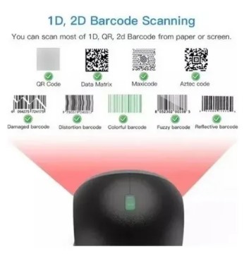 Leitor Código De Barras 1d 2d Fixo Mesa Qrcode 5v C/fio Usb